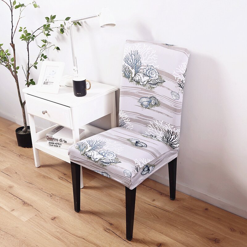 Highland Dunes Elegant Box Cushion Dining Chair Slipcover & Reviews
